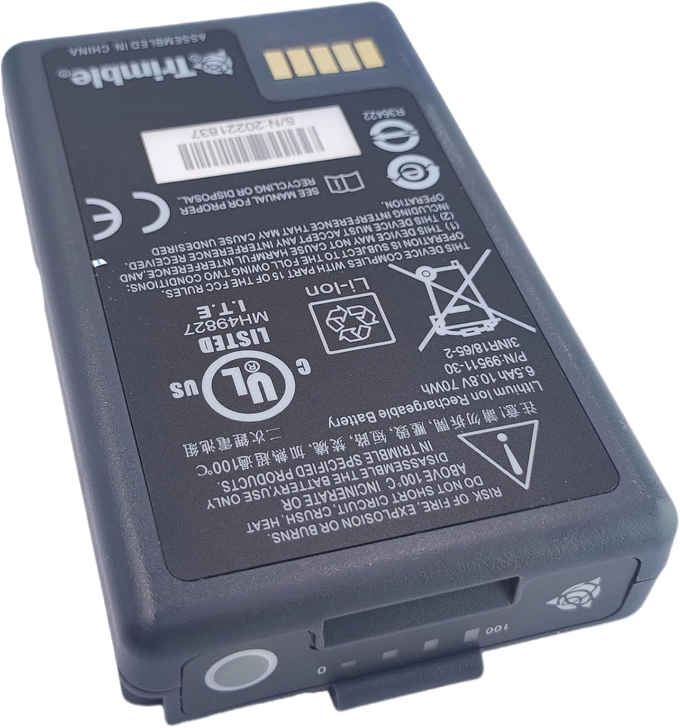 (Pack of 2) 99511-30 79400 6.5Ah 10.8V Li-ion Rechargeable Battery for Trimble 79400 Total Station Battery, for Trimble S3 S5 S6 S7 S8 Total Station