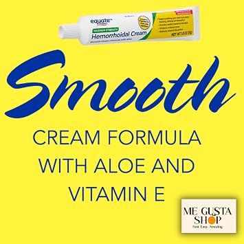 Equate Hemorrhoidal Cream,1.8 Oz Pack of 03 Total 3 + me Gusta Sticker