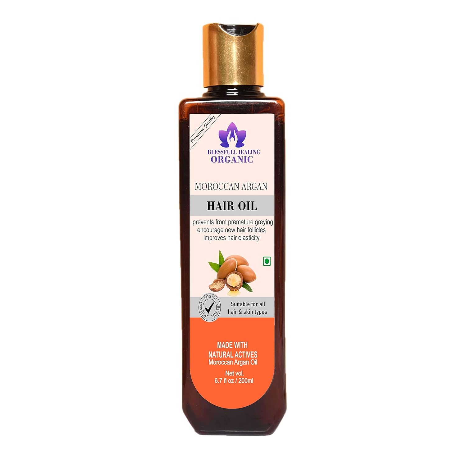 Blessfull Healing Luxury Moroccan Argan Hair Oil - 200Ml