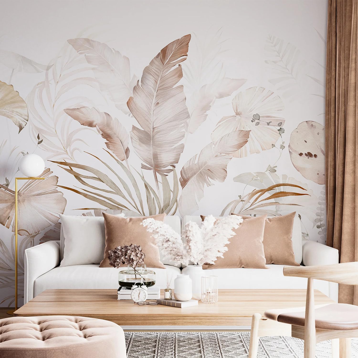 Photo 1 of PYFFYP Tropical Jungle Peel and Stick Wallpaper Mural