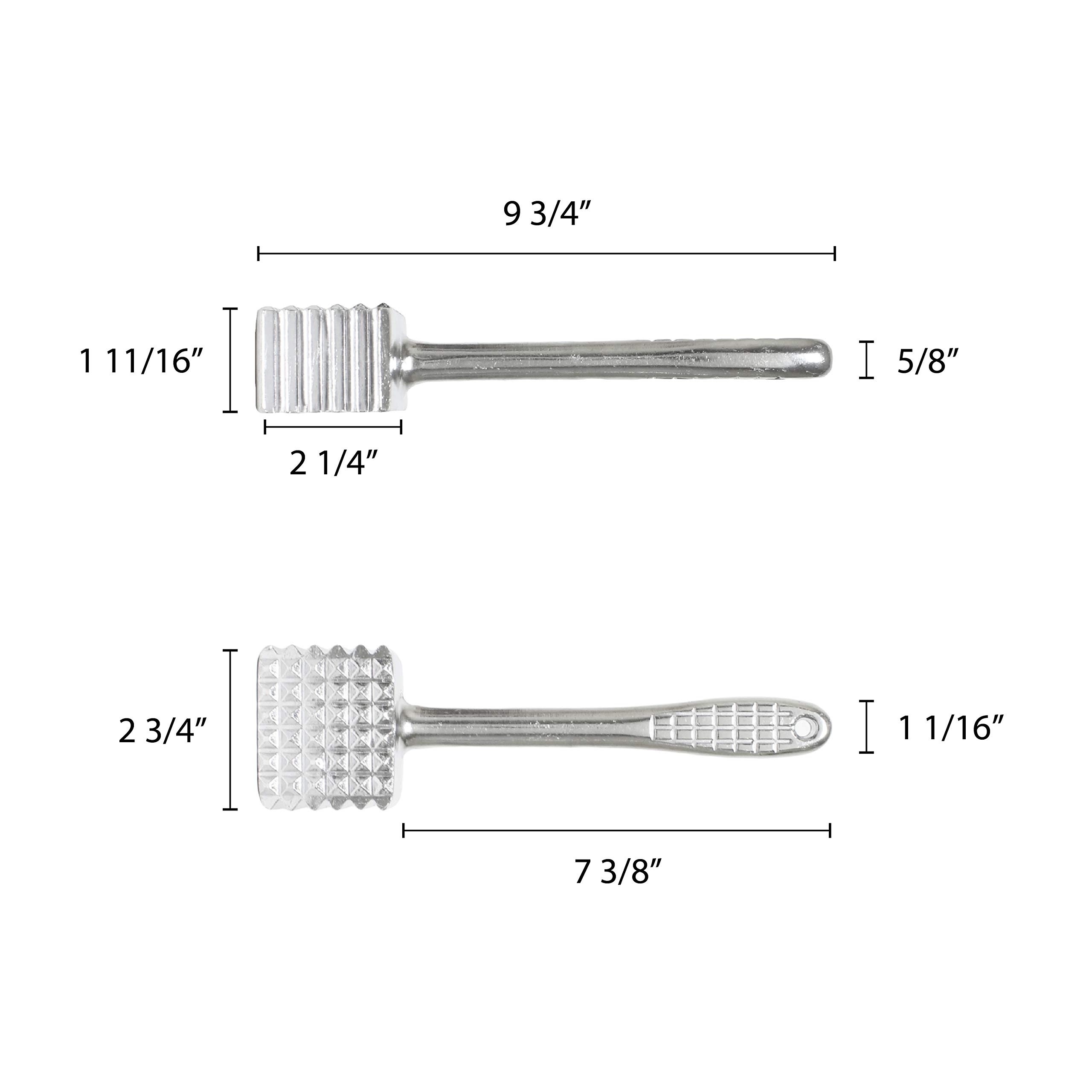 Thunder Group Fleischklopfer aus Aluminium, 25,4 cm