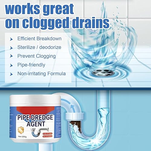 Miniatura 7 de Draga de tubería de cocina Limpieza de zanjas Desodorización Lavabo de inodoro Fuerte dragado Detergente Alcantarillado Drenaje de piso de pelo Tubo