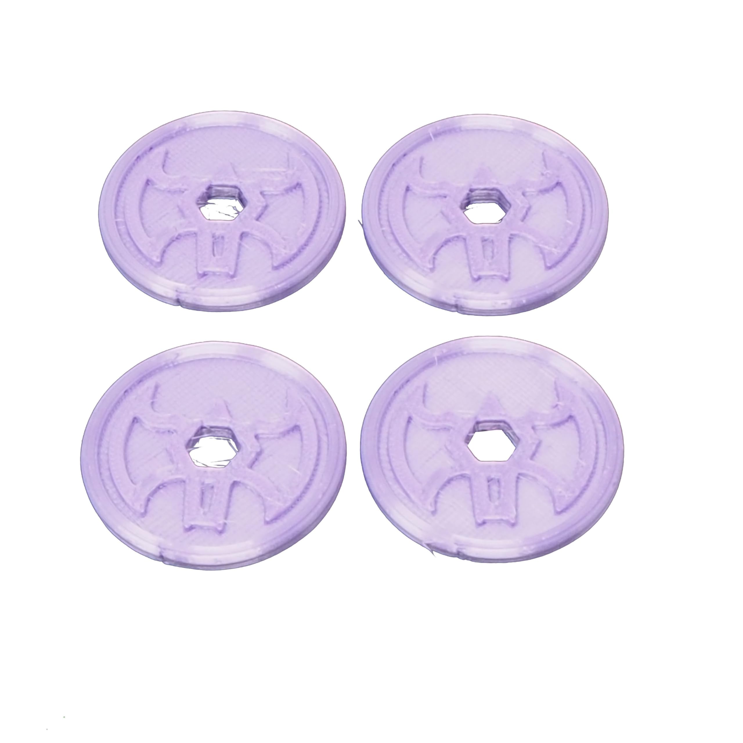 eTech4Us Set of 4 Purple Replacement Disc Part for Imaginext Batbot Bat-Tech - Image 2