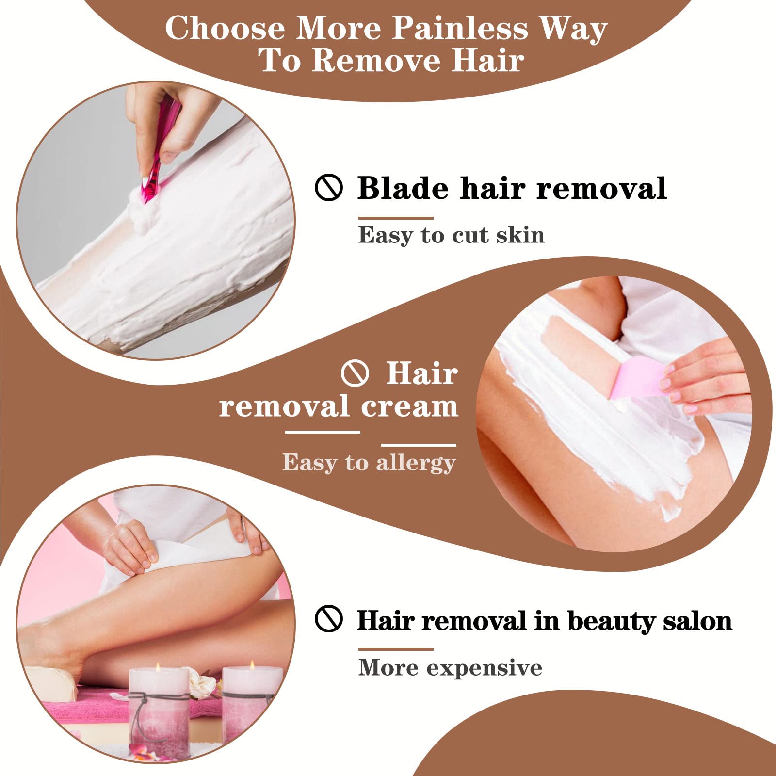 Amazon.co.jp: クリスタルヘア消しゴム 痛みのないヘアリムーバー