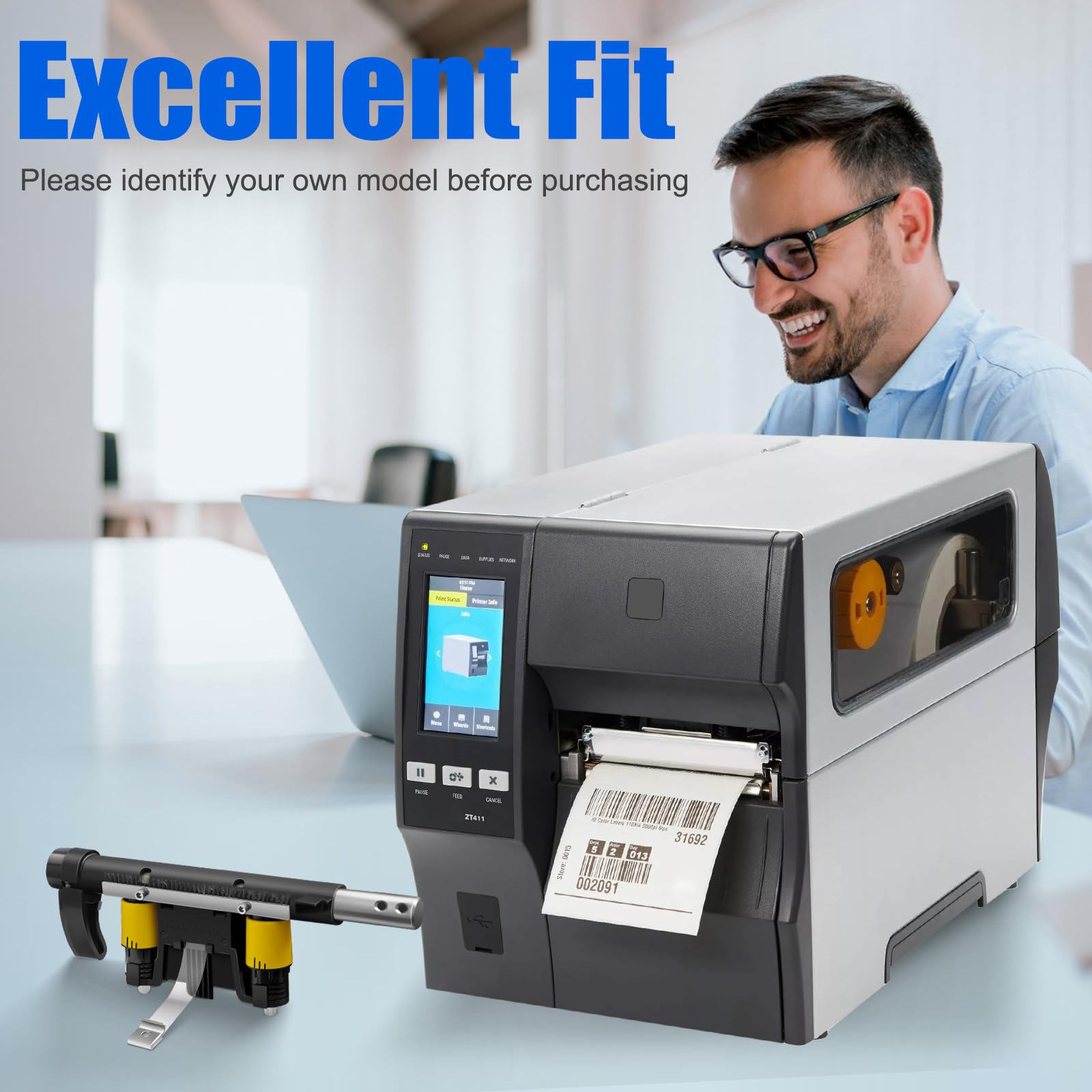 Toggle Bar Kit with Lift Strap [2025 New Version] for Zebra ZT410 ZT411 Toggle Bar Kit Thermal Label Printer ZT411 Lever Kit P1058930-018 P1058930-104