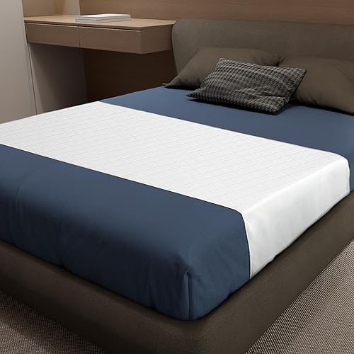 Miniatura 8 de Almohadillas de cama lavables impermeables, Queen (60 x 36 pulgadas, paquete de 1) almohadillas de cama para incontinencia y almohadillas para