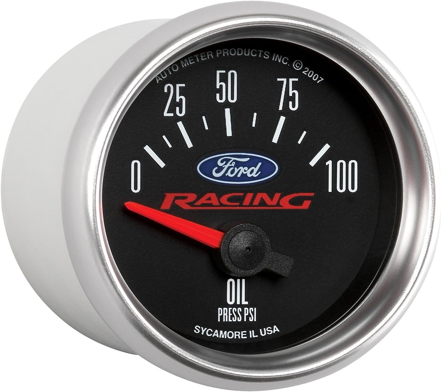 Auto Meter 880076 Ford Racing Series Electric Oil Pressure Gauge, Oil