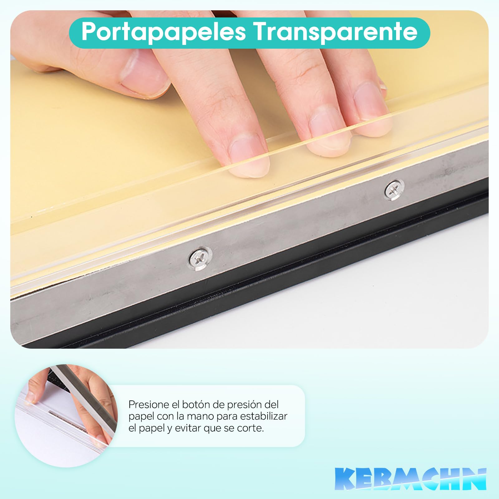 Guillotina de Papel A4 con Cuchilla de Acero | Capacidad para 8 Hojas | Corte por Palanca | Para Papel, Cartulina y Fotos | Cortadora de Precisión(A4)