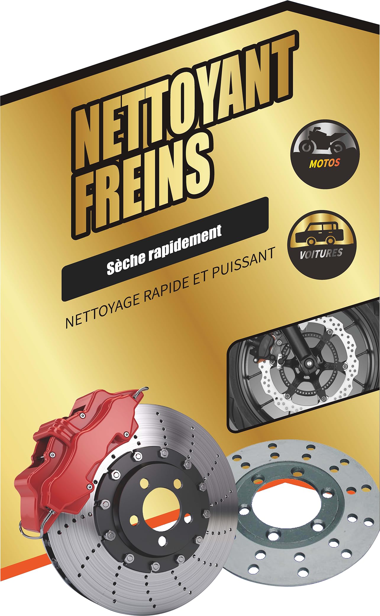 Théo Lot de 12 NETTOYANTS Freins 600 ML, Nettoyant pour Freins Voiture/Moto, Brake - Cleaner, Super-Dégraissant, Ultra-Efficace, Rapide et Puissant