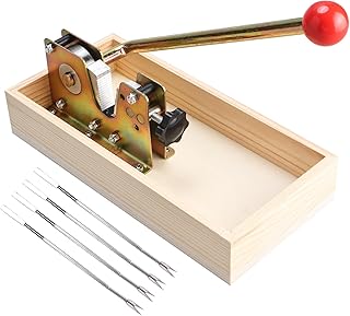 NovelBee Nutcracker with 4 Picks,Heavy Duty Walnut Cracker with Wooden Base,Adjustable Nut Tongs Manual Nut Crackers Tool for Walnut Pecan Hazelnuts Almond Chestnut