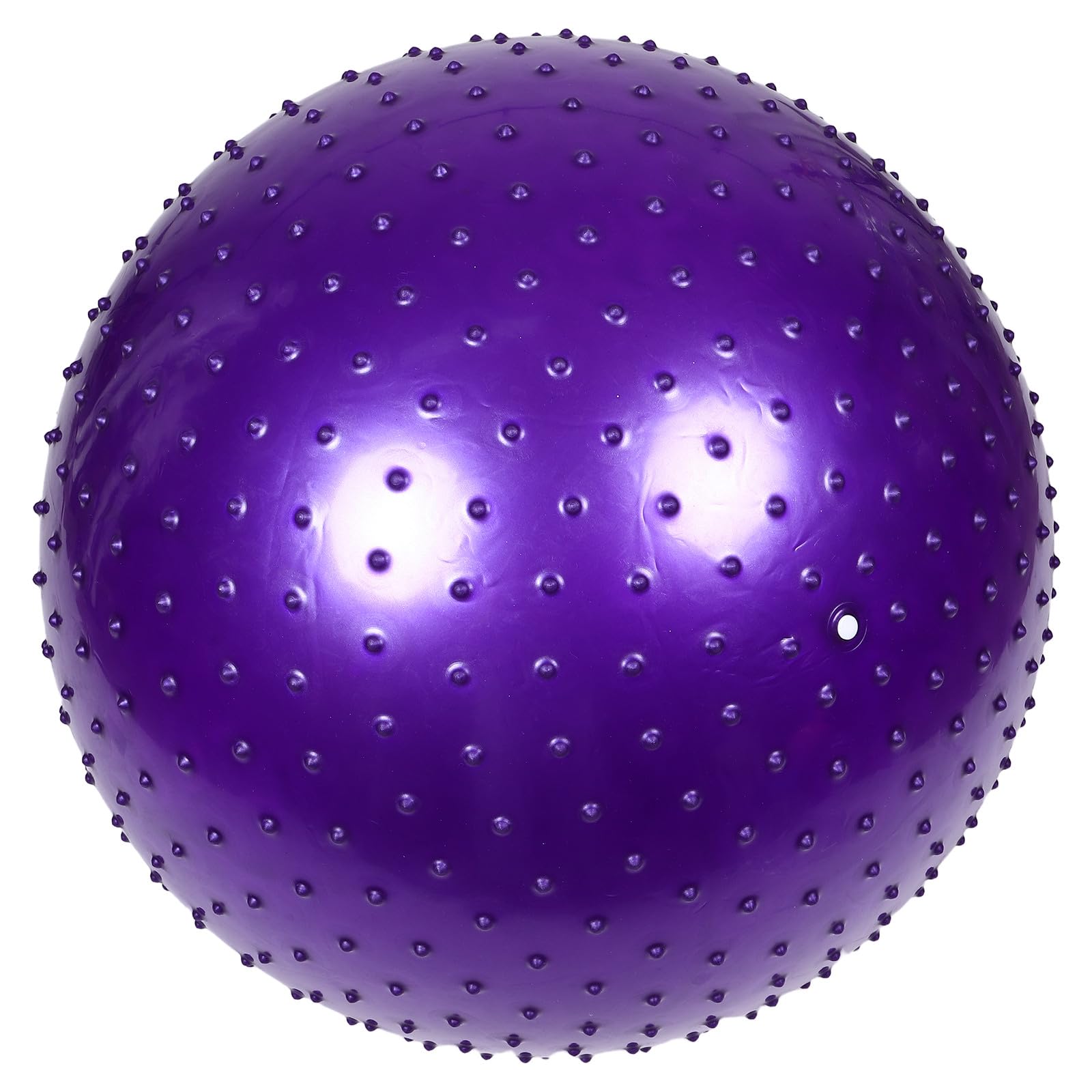Beavorty Anti-Burst Spiky Yoga Ball 65cm Slip Resistant Workout Pilates Exercise Ball with Massage Spikes 900g Sensory Training for Home Gym