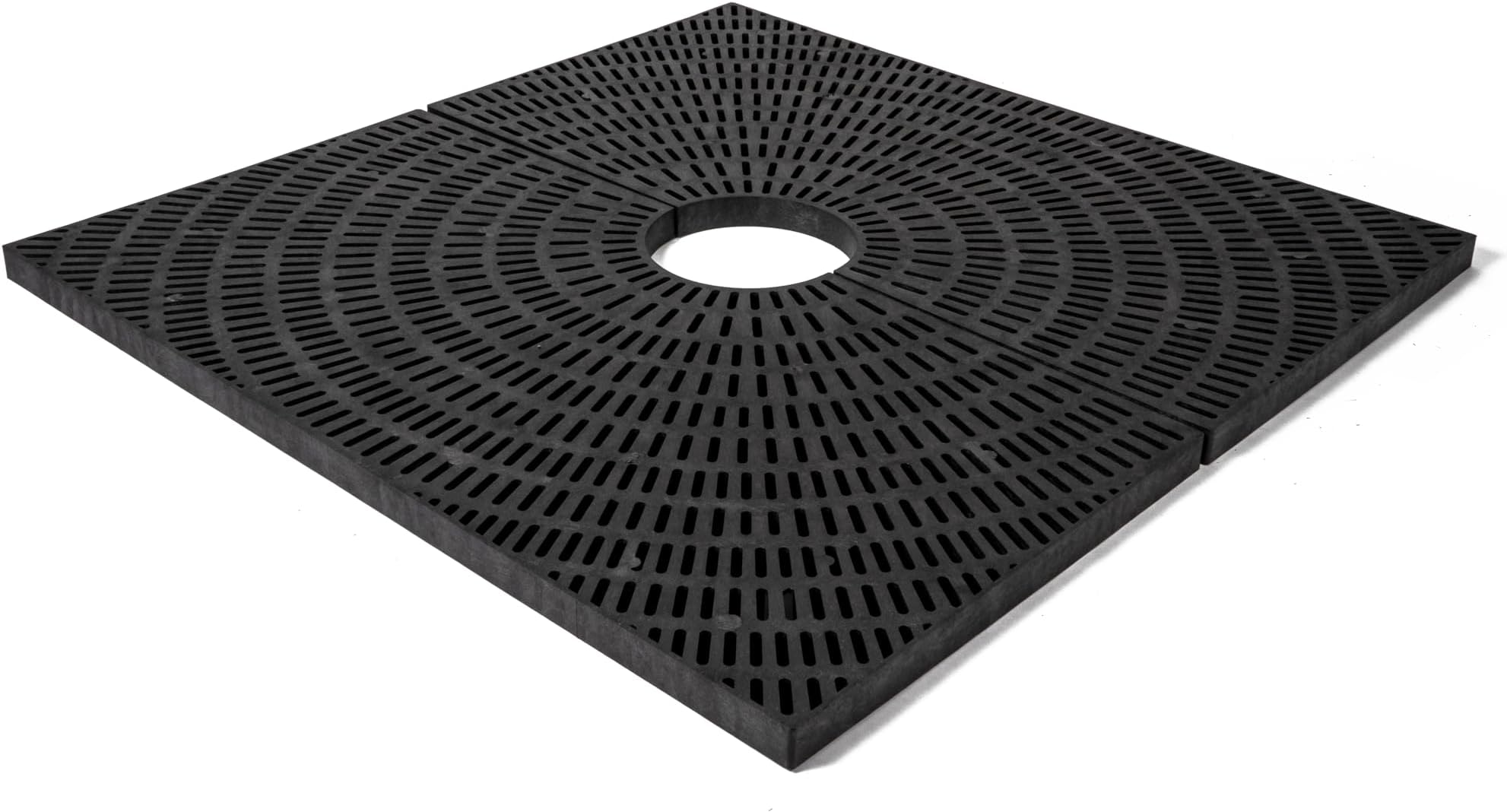 5 Ft Tree Grate Square Black