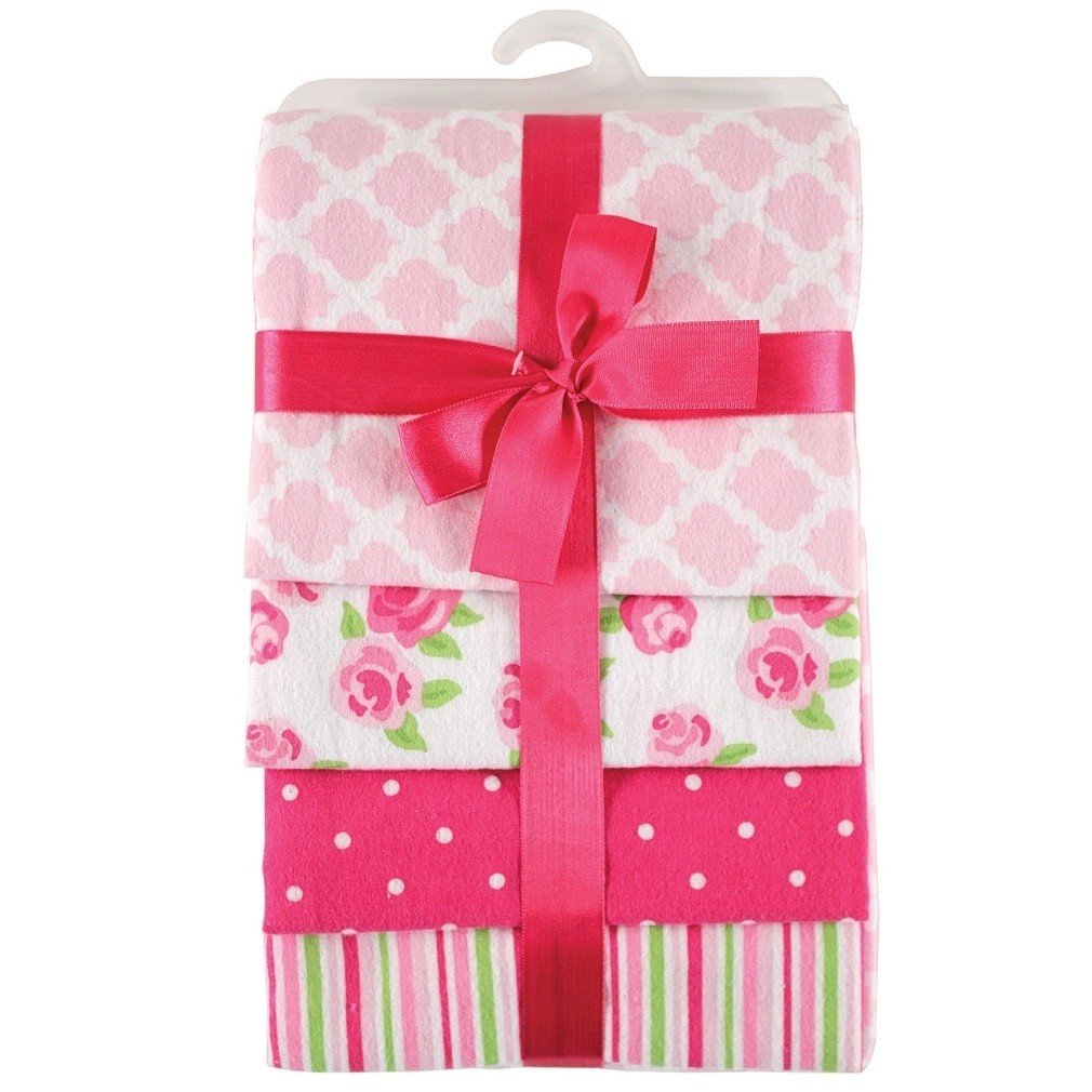 Hudson Baby Coperta Morbida In Flanella Per Neonato - Set 7 Pezzi, Fantasia Moon And Back, Taglia Unica