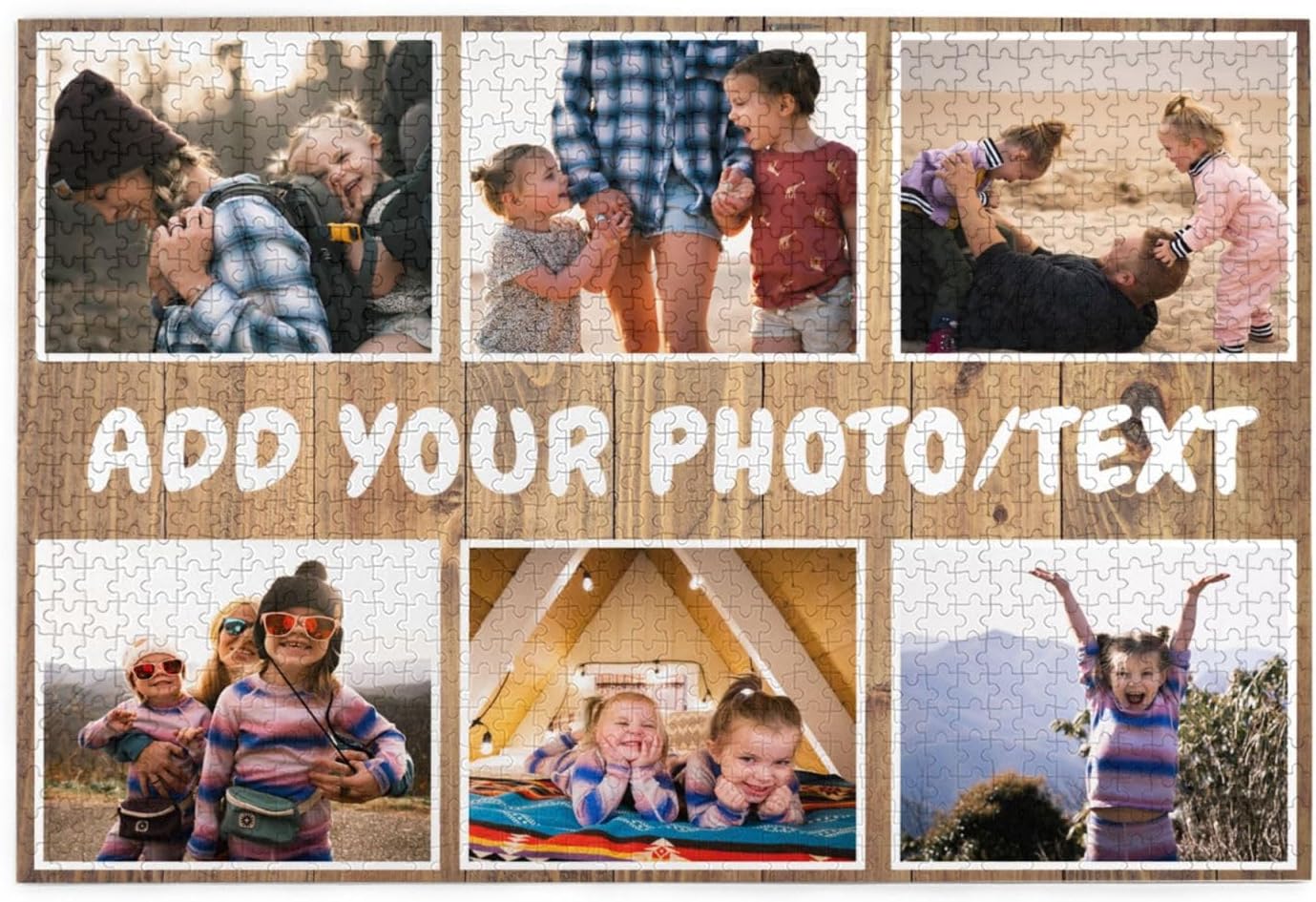 Custom Puzzles from Photos 1000/500 Pieces,Photo Puzzles Personalized,Customized Picture Puzzle Gifts for Adult and Family, Wedding,Friend