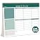 ALKALO 104 Pgs Weekly To Do List Notepad, 52 Duplex-Printed Undated Sheets 100 GSM（8.5"×11") Weekly Desk Planner For Work Hom