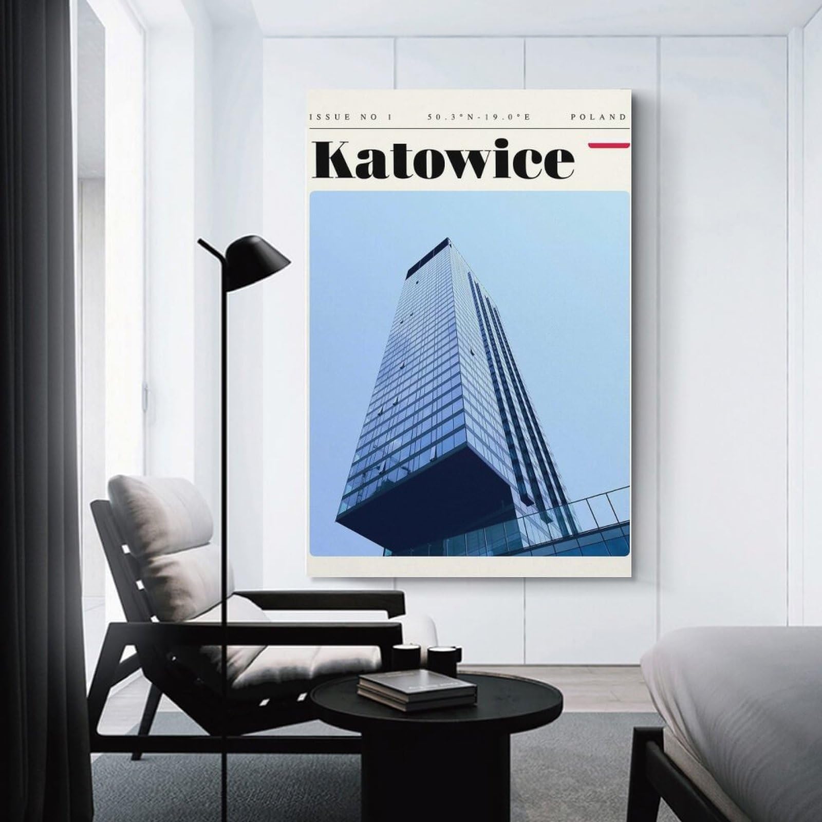 Junmoney Unframe-Style-19 Katowice Poland Travel Art Decorative Canvas Print, 24X36inch(60X90cm), For Home, Office, Studio Or Guest Room, Versatile Wall Decor For Many Rooms