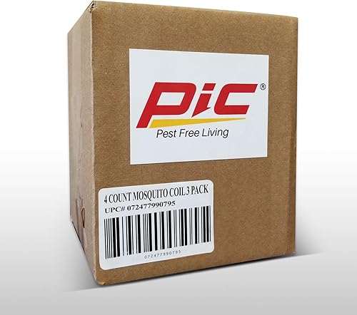 Miniatura 2 de PIC - Bobinas repelentes de mosquitos para espacios al aire libre, caja de 4 unidades, paquete de 3 (12 unidades en total)