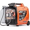 Dual Fuel Inverter Generator 4300W with Wheel Kit, Portable Generator 3-Way Remote/Electric/Recoil Start, Auto-Switch, Ultra-Quiet for RV Camping & Home Backup