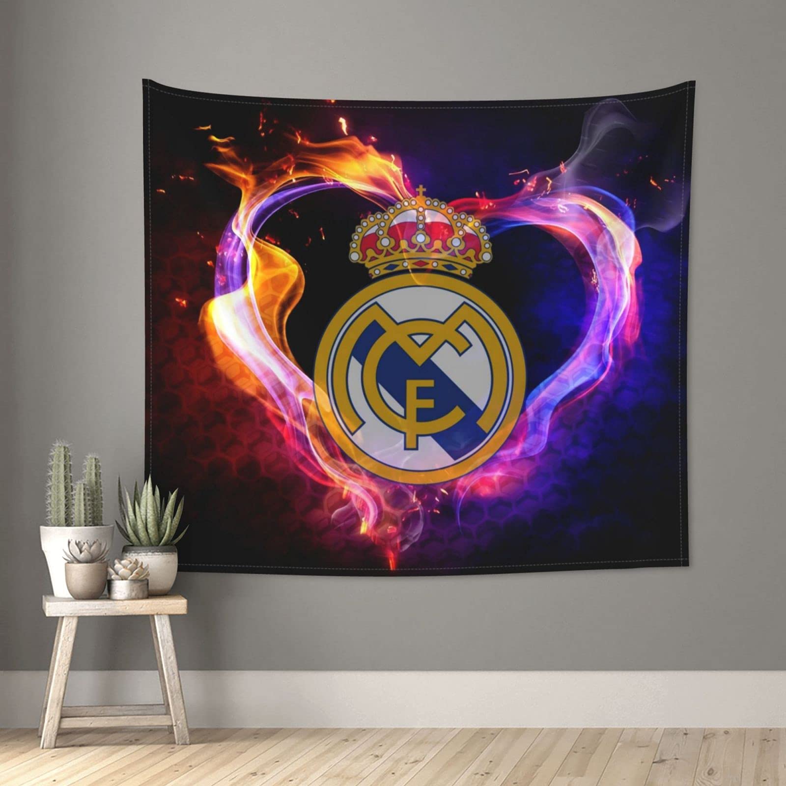 サッカー　レアル・マドリー　タペストリー　年代物　エスパニョール　フットボール Amazon.co.jp: レアル・マドリード フットボールクラブ Real Madrid Cf