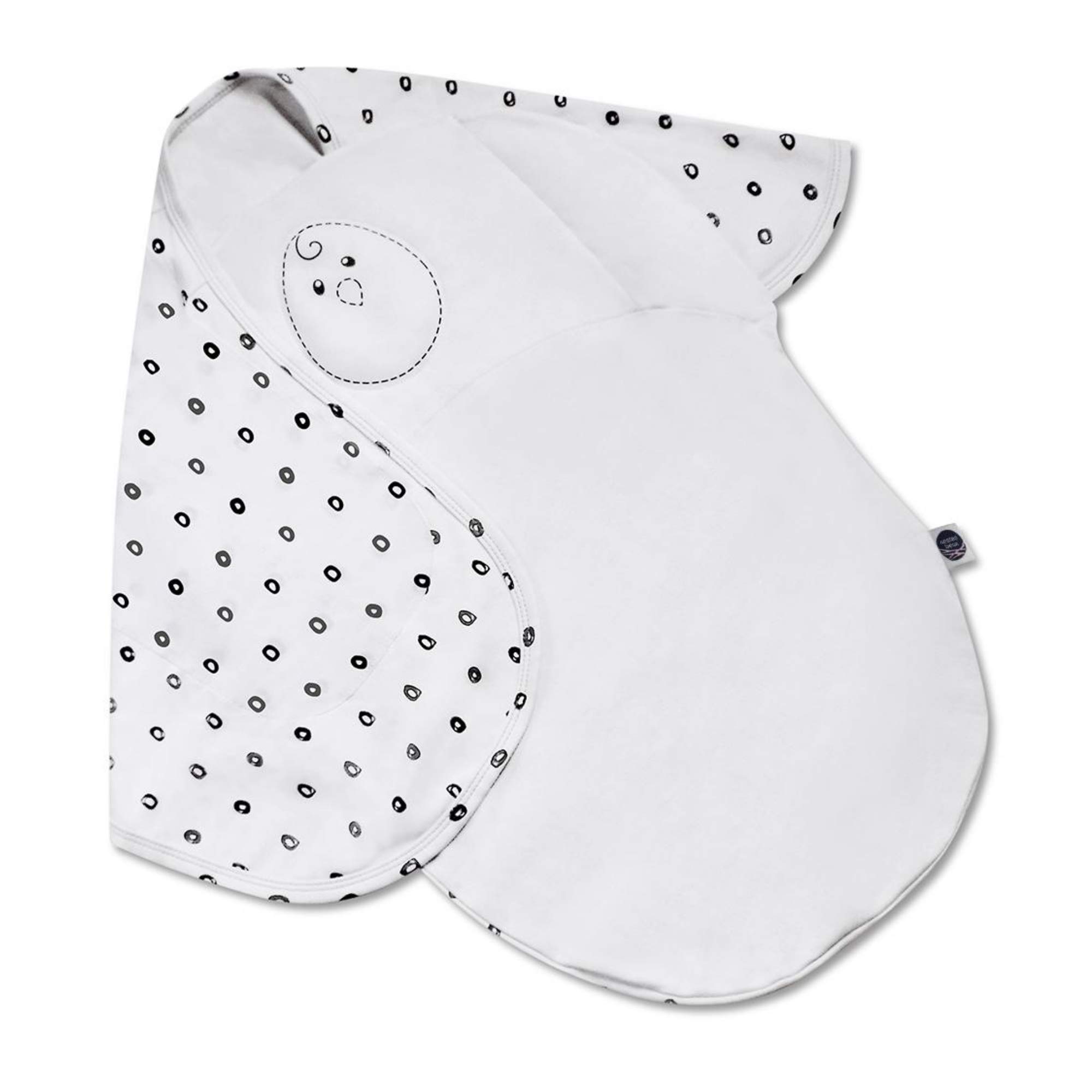 Nested Bean Zen Swaddle Classic - Swaddle Blanket Cotton Baby Wrap (0-6 m)