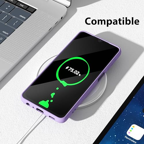 Miniatura 7 de oakxco Funda para teléfono Samsung Galaxy A32 5G, silicona líquida, bonita funda delgada y delgada de goma suave TPU lisa de gel para mujeres y