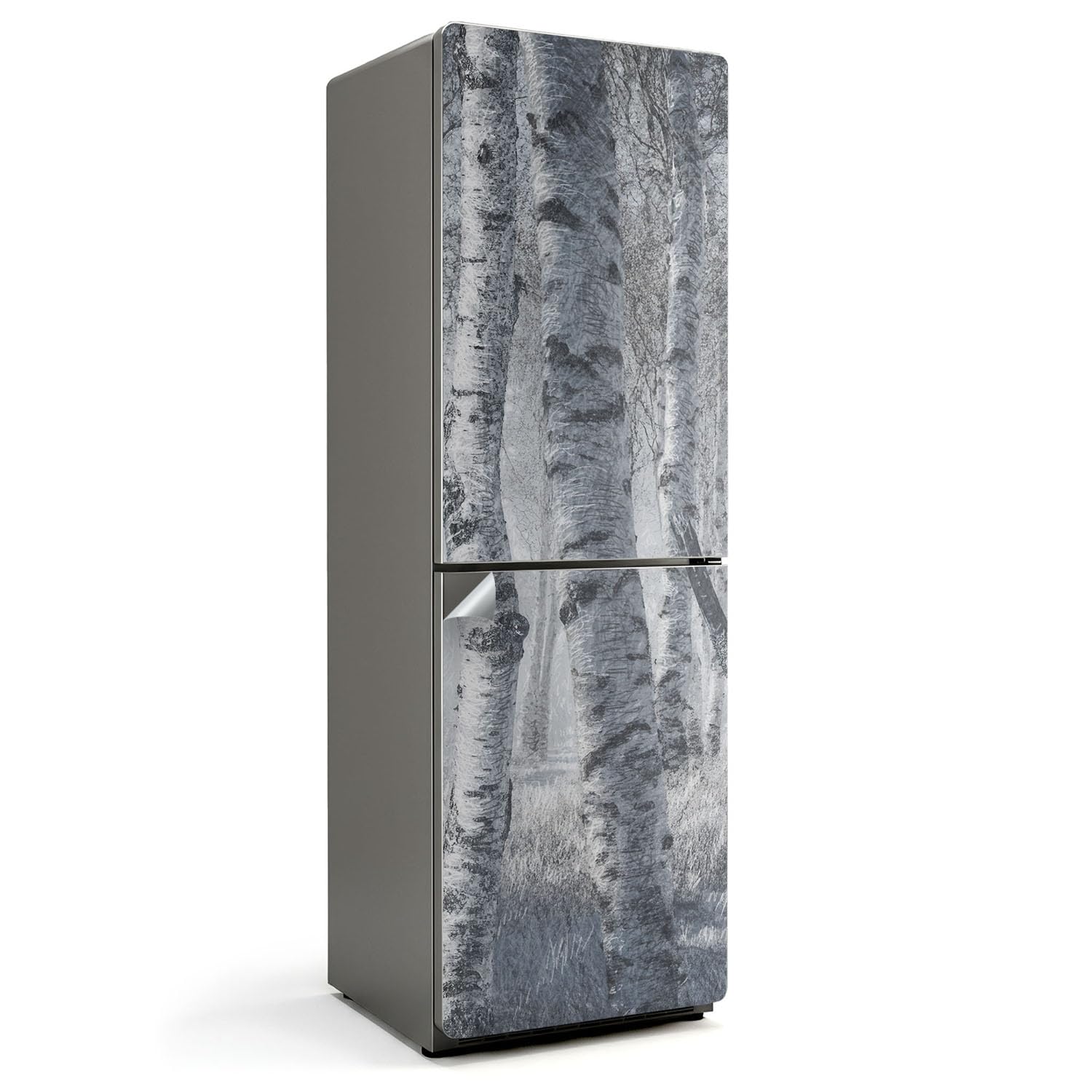 Pegatinas para puerta de frigorífico vinilo impermeable cubre rayones cocina