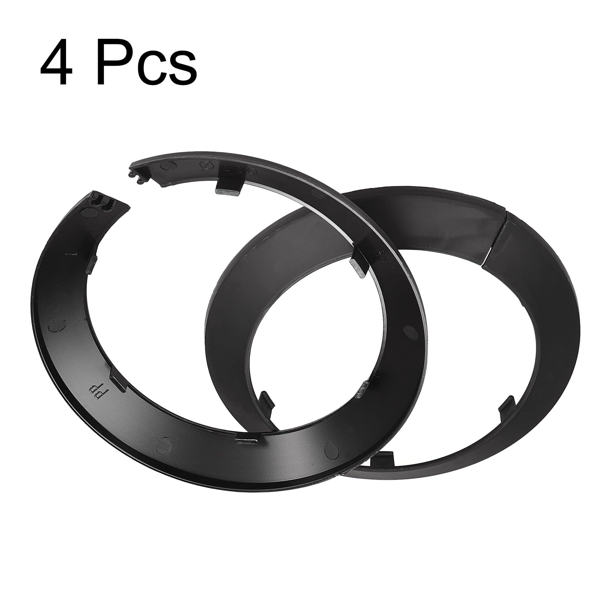 TOP-VIGOR 4pcs 110mm Pipe Cover Decoration, Click-in PP Plastic Escutcheon Pipe Collar for Water Pipe Drain Line - Image 3