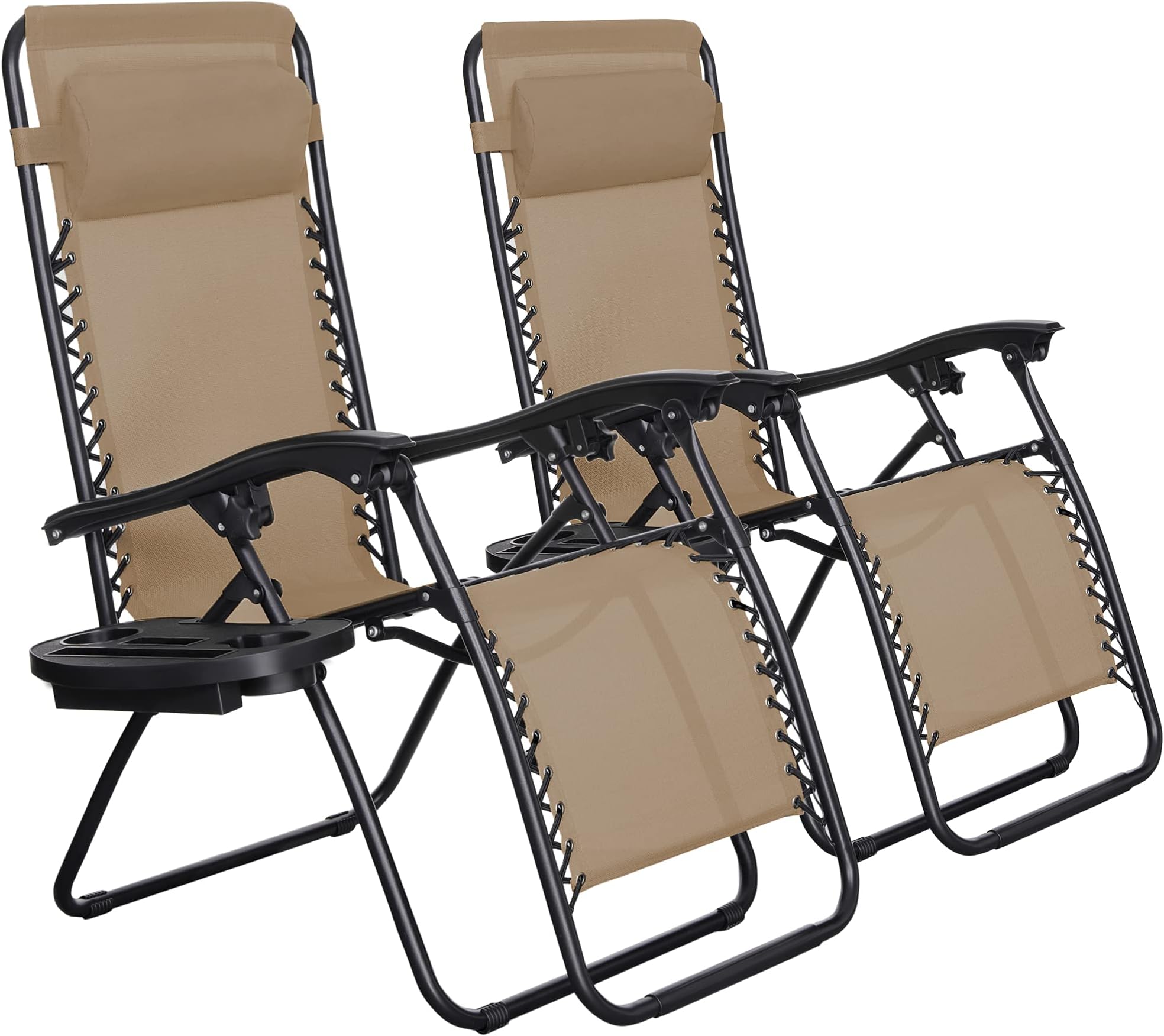 Amazon.com: SONGMICS Zero Gravity Chairs, Set of 2 Outdoor Lounge ...