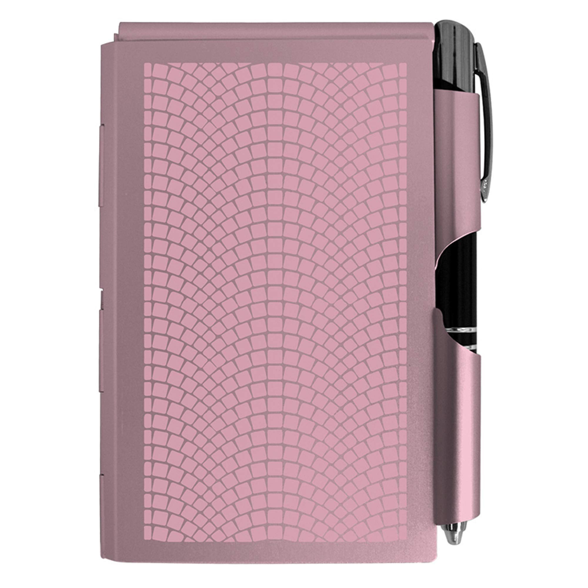 Wellspring Notepad & LED Pen, Rose (25150) 4.5 x 6