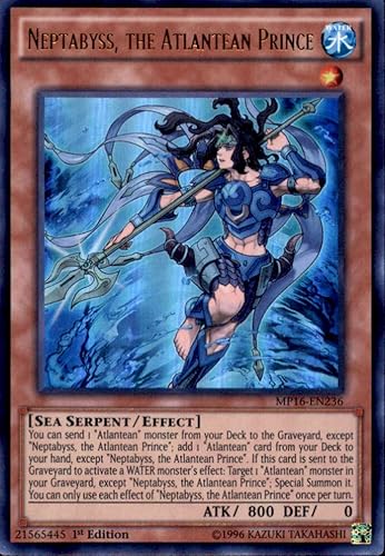 YU-GI-OH! - Neptabyss, El Príncipe Atlante (MP16-EN236) - Mega Pack 2016-1ª Edición - Ultra Raro