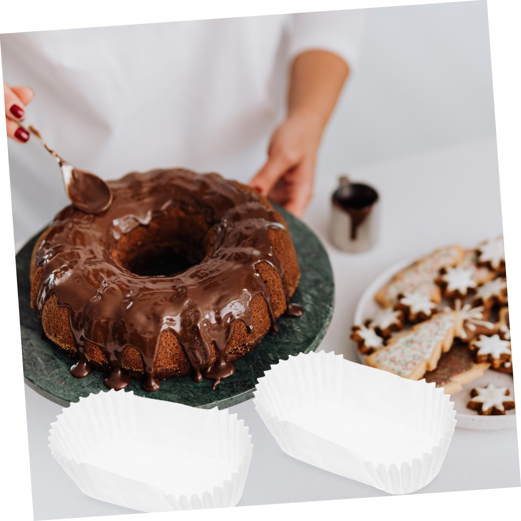 Alipis Pasteles De Unidades Resistente Altas Para Repostería Cupcakes Y Decoración De Fiestas 1000 Piezas*4