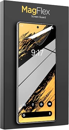 2 Pack MagFlex for Pixel 7 PRO Screen Protector Fingerprint Sensor Compatible Flexible Shockproof Glass Alternative for Google Pixel 7-PRO Case Friendly