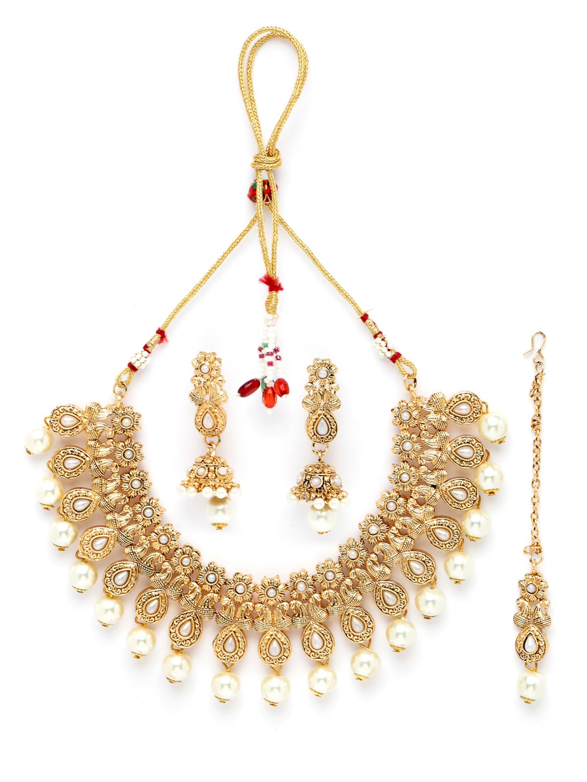 See full amazon price history chart for Sukkhi Favourite Gold Plated Copper Stones & Beads Floral Collar Bone Necklace Set With Earring And Maangtika | Jewellery Set For Women (NS105491) Sukkhi Favourite Gold Plated Copper Stones & Beads Floral Collar Bone Necklace Set With Earring And Maangtika | Jewellery Set For Women (NS105491) (B0CBB7N5PD) Amazon Price History, Amazon Price Tracker