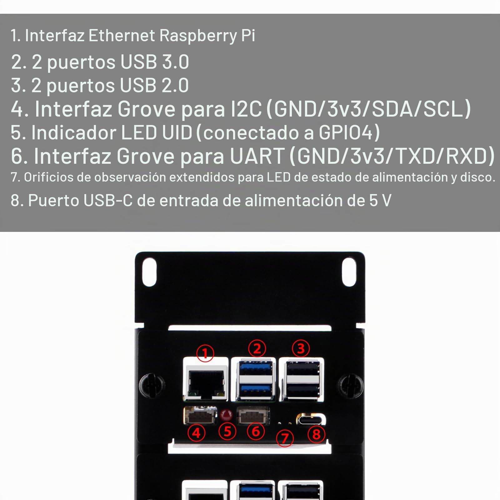 GeeekPi 10 Inch 2U Rackmount for Raspberry Pi 5, with 4 PCS PCIe to M.2 NVMe SSD Adapters, Holds up to 4 Raspberry Pi 5 Boards, Compatible with DeskPi RackMate T1/T0/T2/10 Inch Server Rack
