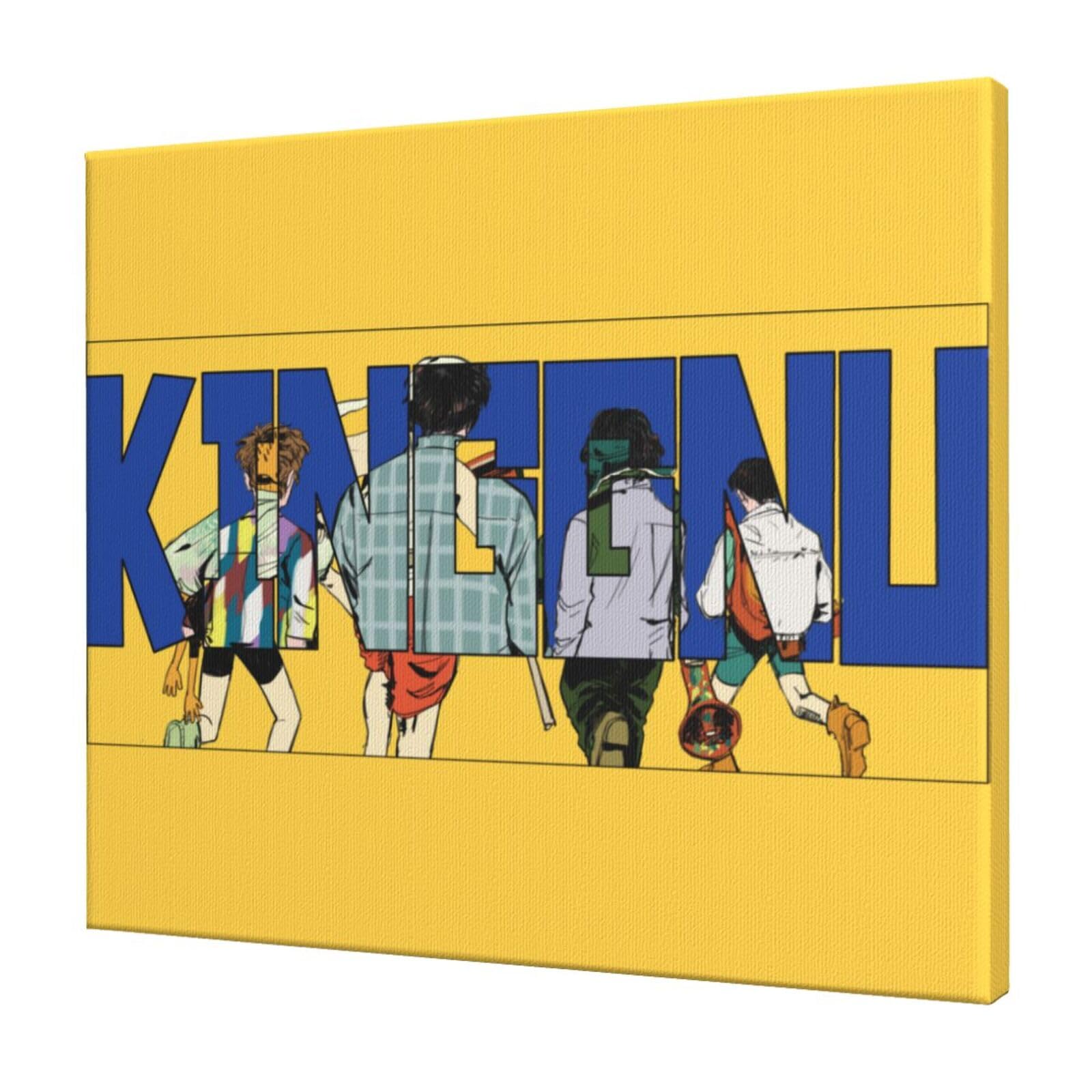 【でん】King Gnu ポスター +額縁 A4額付】常田大希ポスター風KingGnu Millenniumparade - メルカリ