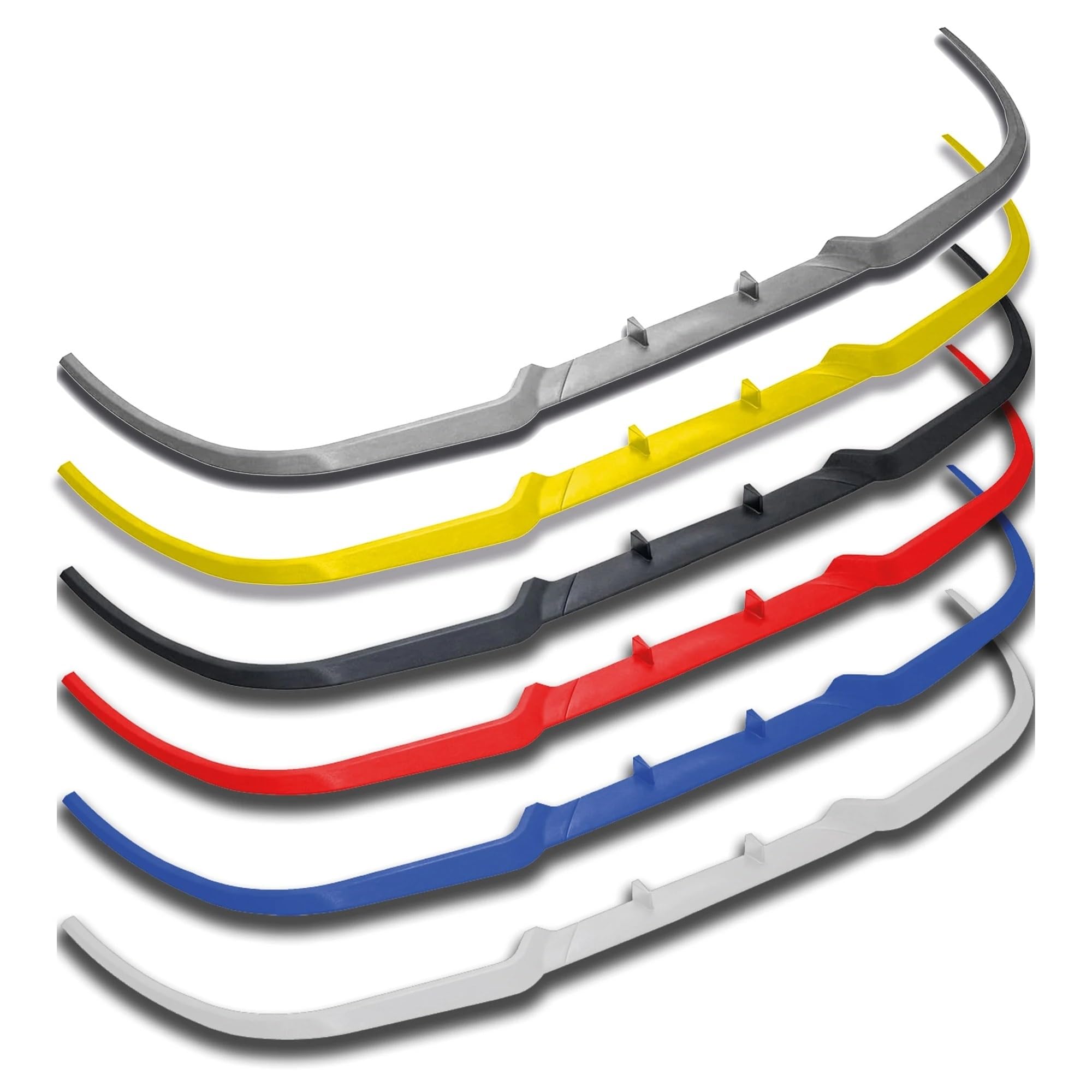 Alerón Delantero para Golf 4 R32 para Golf4 IV para Cupra R Spoiler Delantero Borde DE Parachoques Euro Spoiler Lip Kit De Carrocería Universal De 3 Piezas ﻿ ﻿ Coche AleróN Delantero(Matte Black)