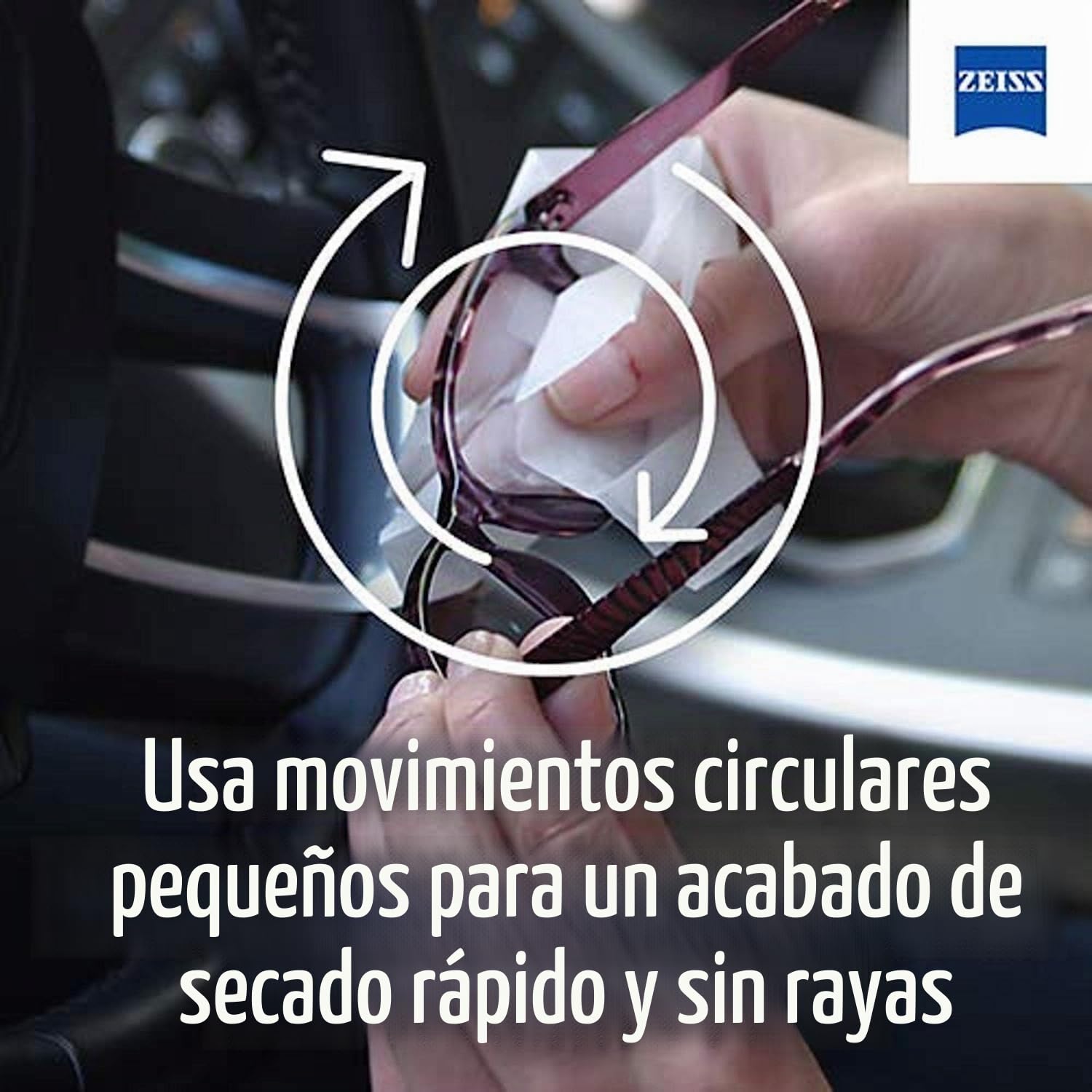 Zeiss - Toallitas para lentes, paquete de 200