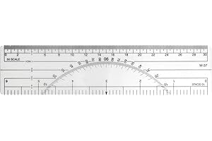 Westcott's Time-Saving 6" Protractor Ruler for Precise and Efficient Measurement