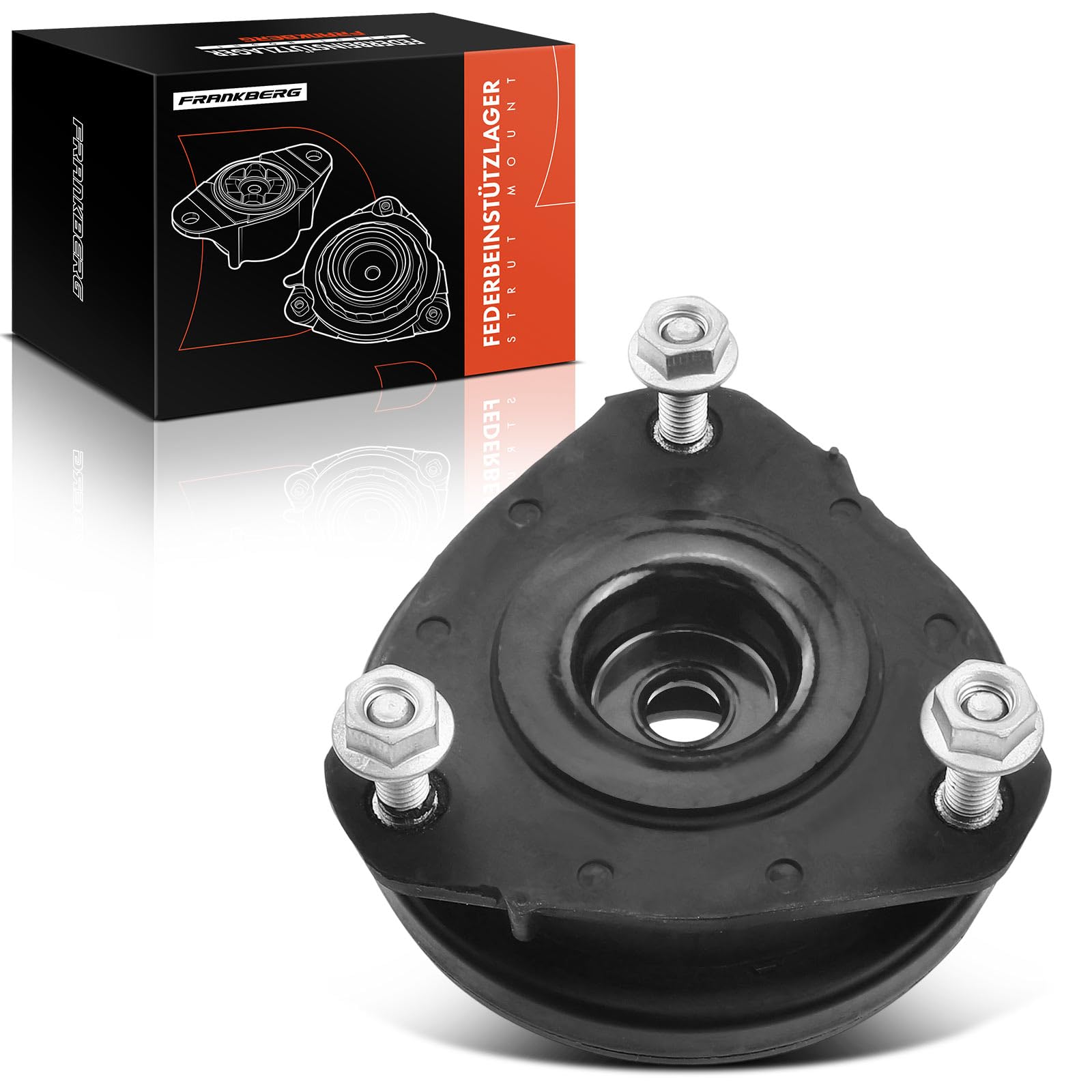 Frankberg Cojinete de soporte del eje delantero izquierdo y derecho compatible con Tourneo Connect 1.8L 2002-2013 Transit Connect P65 P70 P80 1.8L 2002-2013 Replace# 98AG3K155AF
