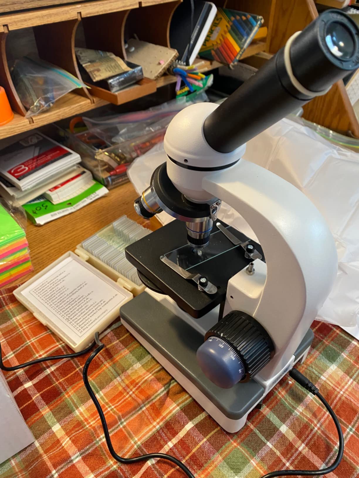 12/mo Finance AmScope M150CPS25 Compound Monocular Microscope