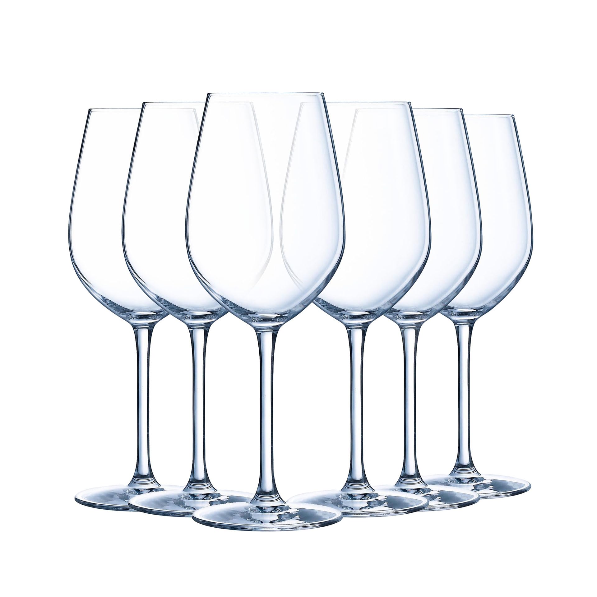 Chef & Sommelier - Sequence Collection - 6 stemmed Glasses 35 cl - Made in France - Reinforced Packaging