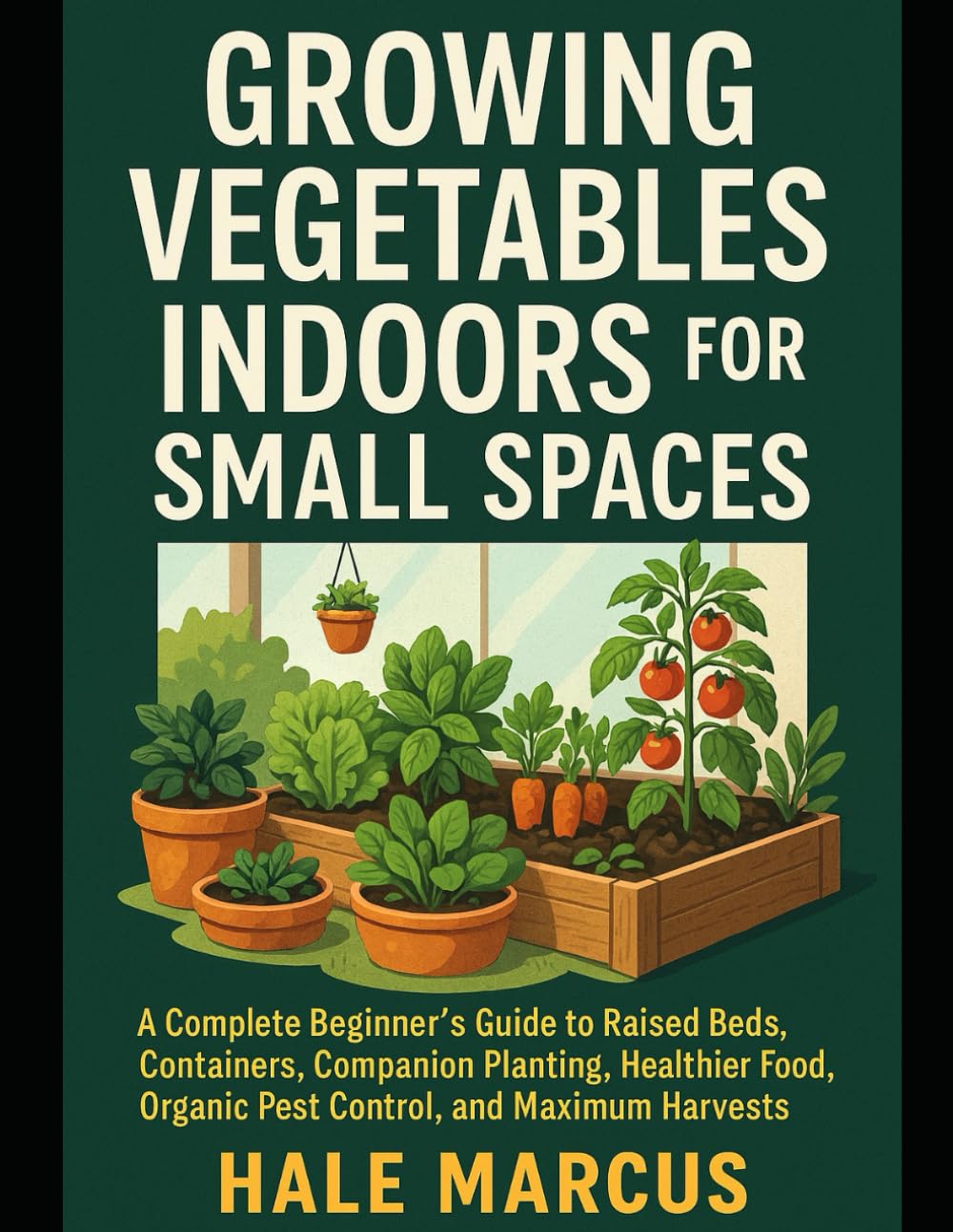 Growing Vegetables Indoors for Small Spaces: A Complete Beginner’s Guide to Raised Beds, Containers, Companion Planting, Healthier Food, Organic Pest Control, and Maximum Harvests