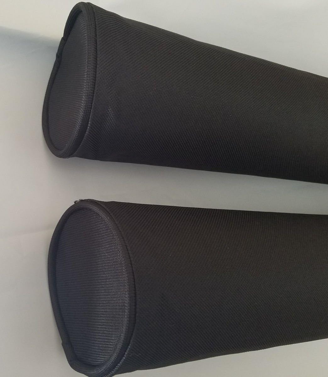 48" Capped Pair of Boat Trailer Guide Pole Pad and Cover - Heavy Duty Canvas