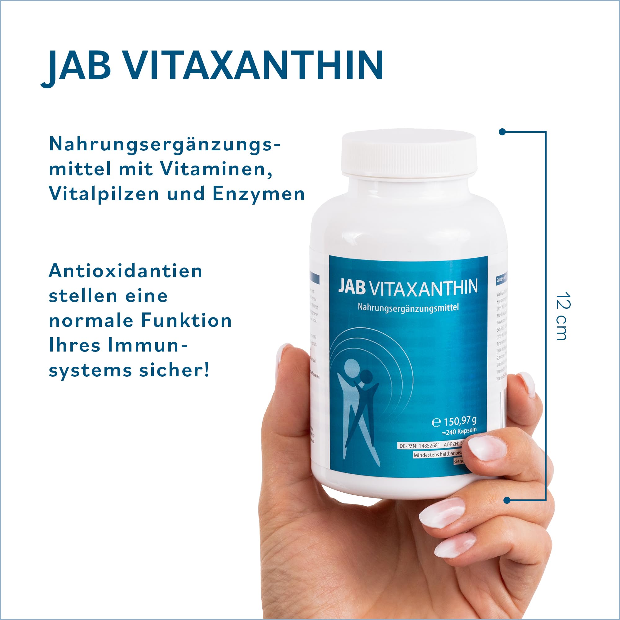 JAB Vitaxanthin - Mikronährstoff-Komplex - 240 vegetarische Kapseln