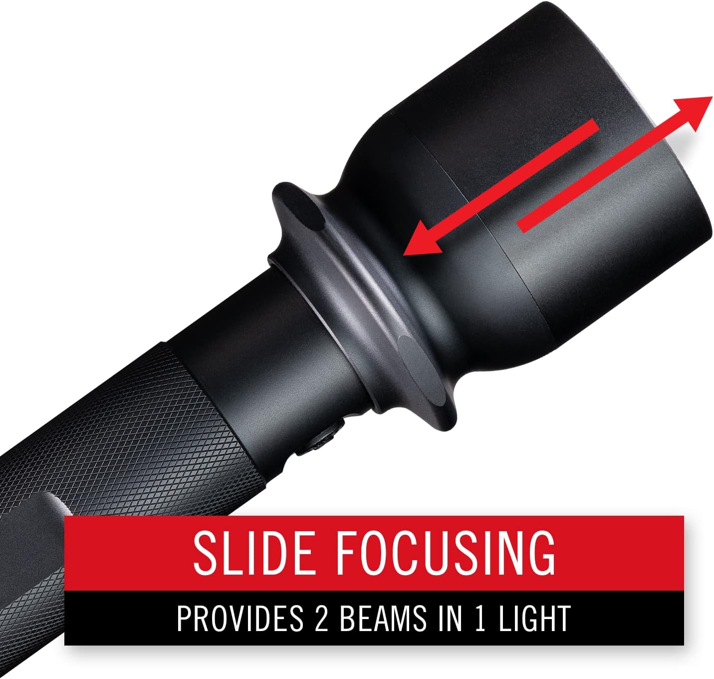 Coast TX22R 5300 Turbo Lumen Rechargeable Long Range Tactical LED Flashlight with Spot and Flood Beams, Durable Aluminum Build
