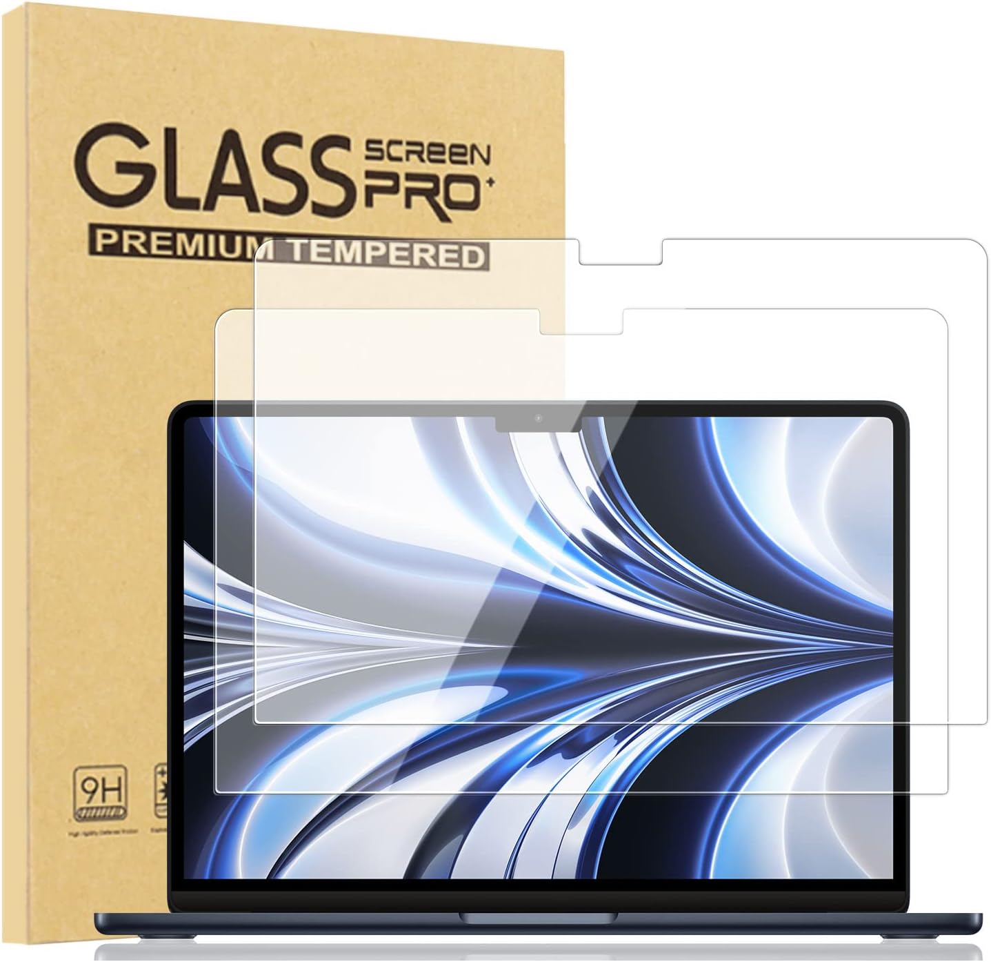 Macbook Air 13.6 inch M2 Tempered Glass Screen Protector