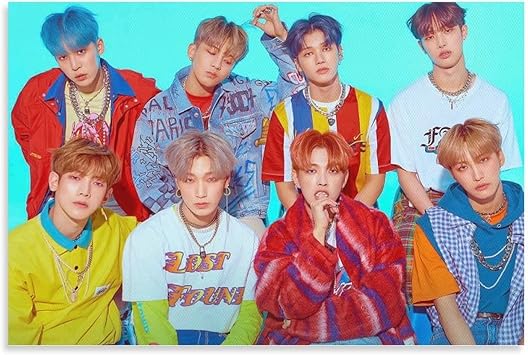 Amazon Co Jp Ateez エイティーズ Zero Fever Part1 Killing Part 集合写真 Wooyoung Jongho Seong Hwajeong Yunho San Mingi Hong Joong Yeosang 男性アイドルグループ 面白い 学生キャンバスポスター寝室の装飾スポーツ風景オフィスルームの装飾ギフトキャンバス