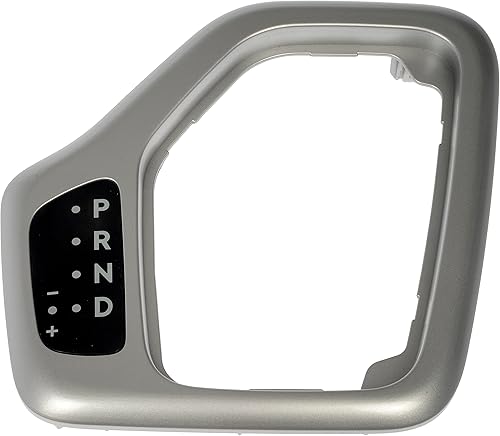 Miniatura 5 de Dorman 601-402 Bisel de palanca de cambios con kit de arnés compatible con modelos seleccionados de Jeep, color plateado