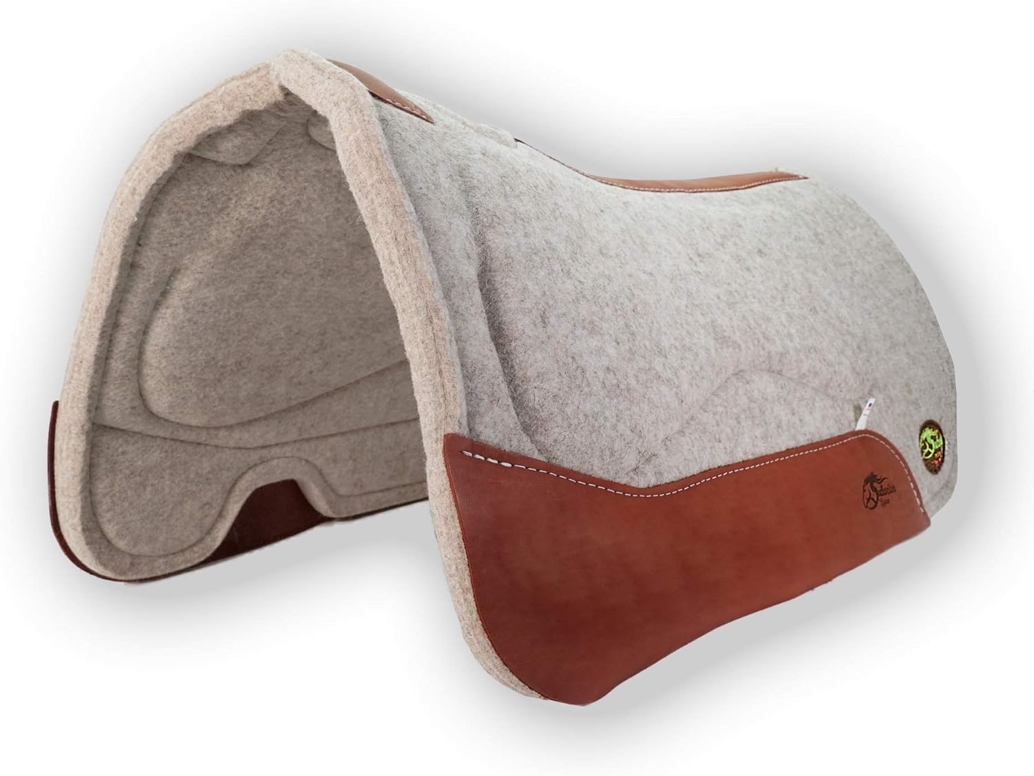 Southwestern Equine OrthoRide All Purpose Riding 1" Thick Wool Saddle Pad. Made in the USA.