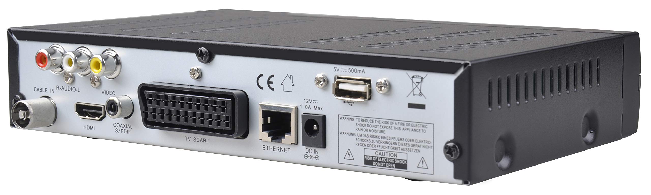 Univers U5150HD Digitaler Kabelreceiver Full HD, HDMI, Scart,USB 2.0, RJ45 Netzwerk 45050 Schwarz